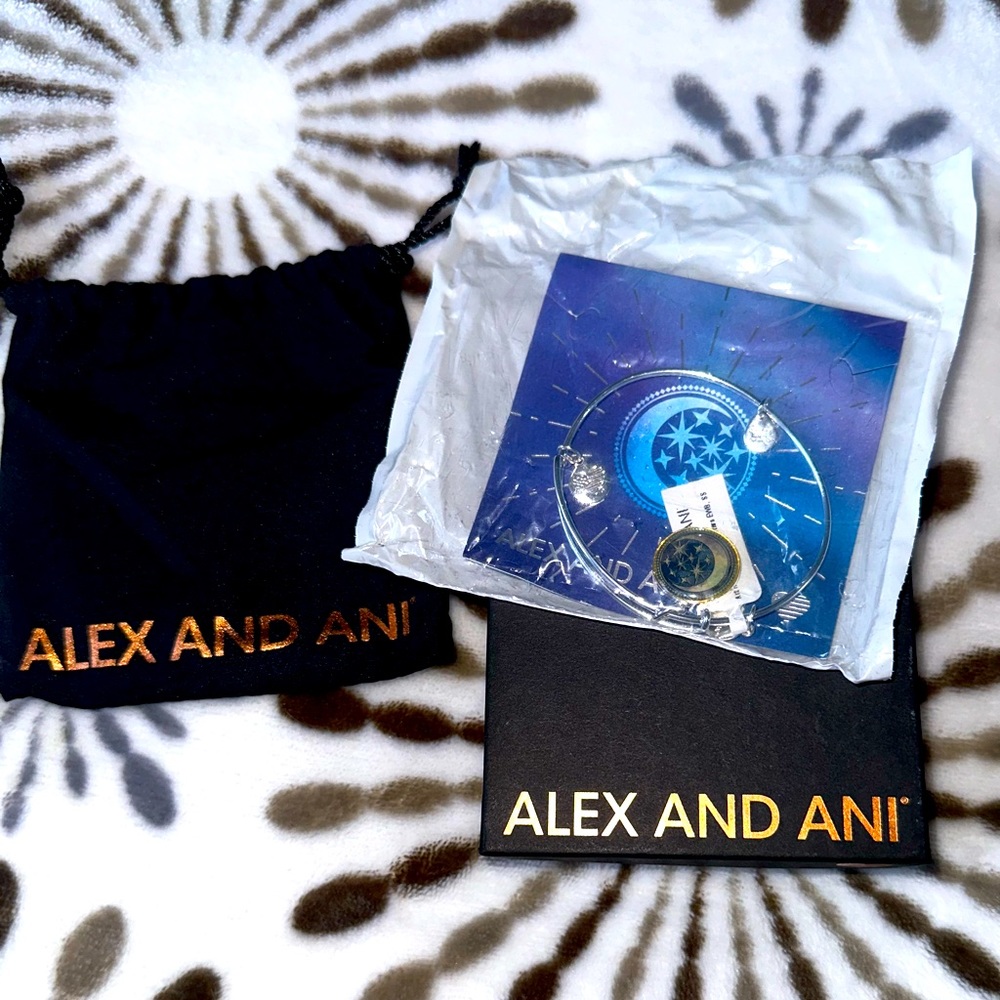 Alex and Ani - Art Infusion bracelet - Moons and Stars